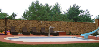 Umělý kámen plot